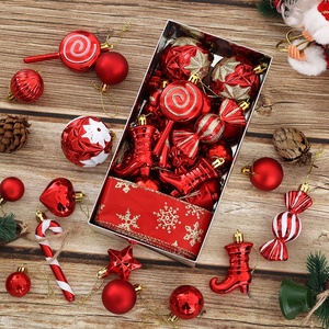 Set Ornamen Pohon Natal Grosir, Bola-bola Hias, Permen Lollipop, Dekorasi Gantung untuk Dekorasi Rumah, Pesta, dan Acara Liburan - Product Image 1