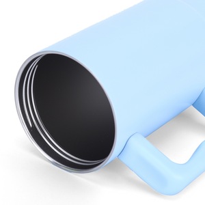 Nouveau gobelet de voyage en acier inoxydable 40 oz avec poignée, grande capacité, double paroi, isolé sous vide, anti-fuite, sans BPA, écologique - Product Image 5