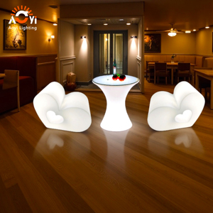 Ensemble d'éclairage LED en forme <span class=keywords><strong>de</strong></span> cœur personnalisé, éclairage changeant <span class=keywords><strong>de</strong></span> couleur pour bar et salon - Product Image 3
