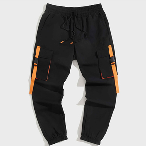 Pantalones Cargo de Algodón Marrón para Hombre, Estilo Utilitario, Colección de Ropa Masculina al por Mayor, Pantalones Cargo de Corte Relajado - Product Image 1