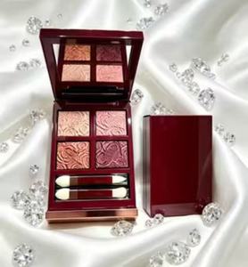 Luxury 4-color rose <b>eye</b> <b>shadow</b> palette high pigment <b>eye</b> <b>shadow</b> durable waterproof <b>eye</b> <b>shadow</b> daily and party <b>eye</b> makeup - Product Image 5