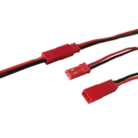 Pria dan wanita 2PIN 2 PIN konektor steker dengan 20AWG/22AWG/24AWG kawat silikon kawat adaptor Harness