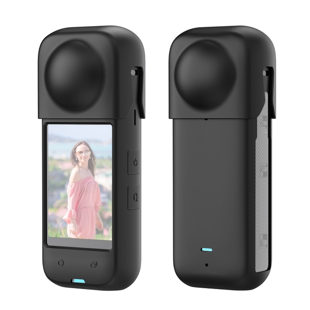 Factory Supply Action Camera Accessories for Insta360 X4 PULUZ Full Body Dust-proof Silicone Protective Case