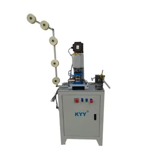 KYY macchina per la produzione di cerniere in Nylon completamente automatica macchina per la perforazione di cerniere in Nylon di plastica metallica, macchine per cerniere, macchina della cerniera