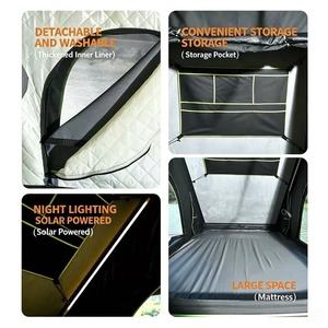 Tente de toit rigide grande capacité 4 personnes, <span class=keywords><strong>prix</strong></span> usine, capacité de charge 500 kg, pour camion, Jeep, <span class=keywords><strong>camping</strong></span> tout-terrain - Product Image 2