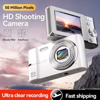 Caméscope de qualité d'image HD M03 Zoom numérique 16X Mise au point automatique Caméra de vlog Enfants 50MP 1080P Appareil photo numérique