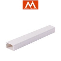 Goulotte de câblage ronde en PVC blanc, isolante, pleine épaisseur, toutes tailles, pour câbles