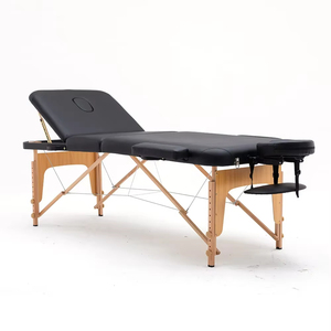 Gran oferta, cama de masaje de <span class=keywords><strong>Spa</strong></span> plegable duradera, cómoda mesa de masaje de cabeza de cuero sintético de diseño moderno, mejor para uso en <span class=keywords><strong>Spa</strong></span> - Product Image 1