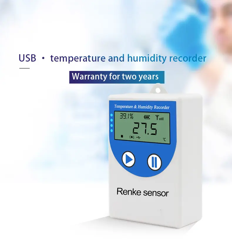Long time use wireless temperature logger usb data logger for temperature