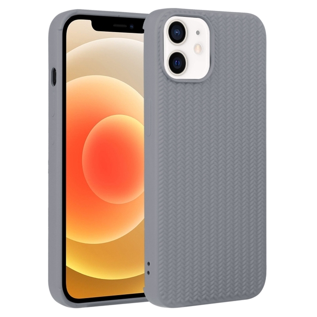 New for IPhone 12 Weave Texture Silicone Phone Case Mobile Phone Case