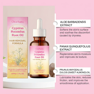 Olio Naturale Idratante e Nutriente per Ridurre la Crescita dei Peli Corporei, Idratazione Organica ad Assorbimento Rapido, Non Untuoso, Olio Depilatorio - Product Image 5