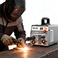 Soldadora Inversora MMA de 250 Amperios para Uso Industrial y Doméstico con Hilo de Flujo