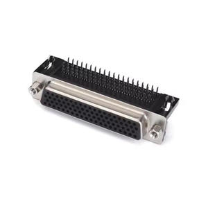 ขั้วต่อ D-SUB 78 พิน แบบตัวเมีย มุมฉาก HDB 78 พิน แบบ R/A DIP พร้อม 4-40 #   น็อตสำหรับ PCB - Product Image 1