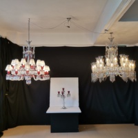 Lustre européen en cristal, luminaire suspendu pour salon, cristal, lustre, éclairage de luxe