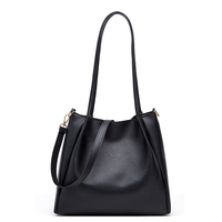 Neue Trendige Koreanische Version Damen Sommer Große Kapazität Crossbody Shopper Tasche PU-Leder Reißverschluss Shopping Einfarbig Damenhandtasche