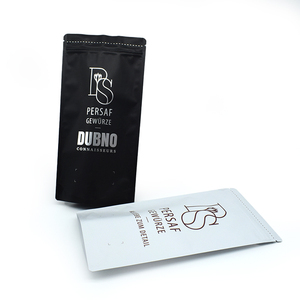 LT Custom Recyclable <strong>Black</strong> 50 <strong>Grams</strong> Resealable Zipper Closer Character Plastic Aluminum Foil Coffee Bag Stand up Pouch Packaging - Product Image 6