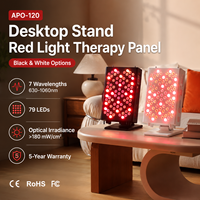 Panel de Terapia de Luz Roja de 7 Longitudes de Onda 630-1060nm, de Escritorio, con Pulsaciones de 0-1000Hz, CE, para Bienestar en el Hogar y la Oficina, Fabricante OEM con Logotipo Personalizado