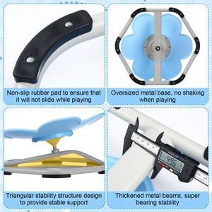 <span class=keywords><strong>Sedia</strong></span> Girevole Sensoriale per Bambini, Giocattolo Attività Sit and Spin, <span class=keywords><strong>Sedia</strong></span> Oscillante per Bambini Autistici, <span class=keywords><strong>Sedia</strong></span> Girevole per Allenamento - Product Image 3