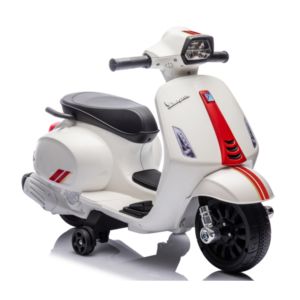 Motocicleta eléctrica con licencia <span class=keywords><strong>VESPA</strong></span> para niños, coche de juguete para niños de 2 a 4 años, juguete de plástico alimentado por batería para la venta - Product Image 1