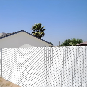 Clôture en treillis métallique à lattes de confidentialité en PVC galvanisé vert noir, 90% d'ombrage, prix d'usine CE ISO, vente en gros - Product Image 1