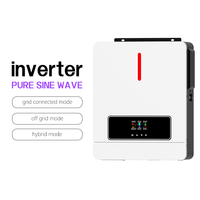 Hibrit Güneş Enerjisi String İnvertörü Tek Fazlı Açma/Kapama Şebeke Bağlantılı MPPT Şarj Cihazı LCD Ekranlı PV Sistemini Destekler %85 Lityum Ev Tipi