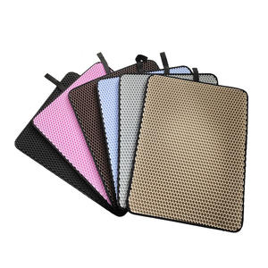 Coussinets lavables de haute qualité, lot de 4, <span class=keywords><strong>sous</strong></span> les boîtes à litière, tampons pour chats, attrape-linge pliable - Product Image 4