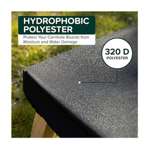 Lot de 2 couvertures de planche à <span class=keywords><strong>cornhole</strong></span> de taille réglementaire pour protéger vos planches du soleil et de la pluie-Convient à la planche de taille réglementaire - Product Image 3