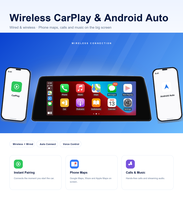 Linux-System 12,3-Zoll 10,25-Zoll 1920*720 Bildschirm für BMW 5er Serie G30 G31 F90 EVO Kabelloses CarPlay Auto-Videoplayer