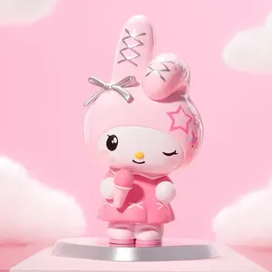 POPMART SANRIOEE personaggi rosa partito <span class=keywords><strong>serie</strong></span> Blind Box giocattoli Kawaii Anime Action Figure Caixa Caja sorpresa mistero scatola bambole - Product Image 6