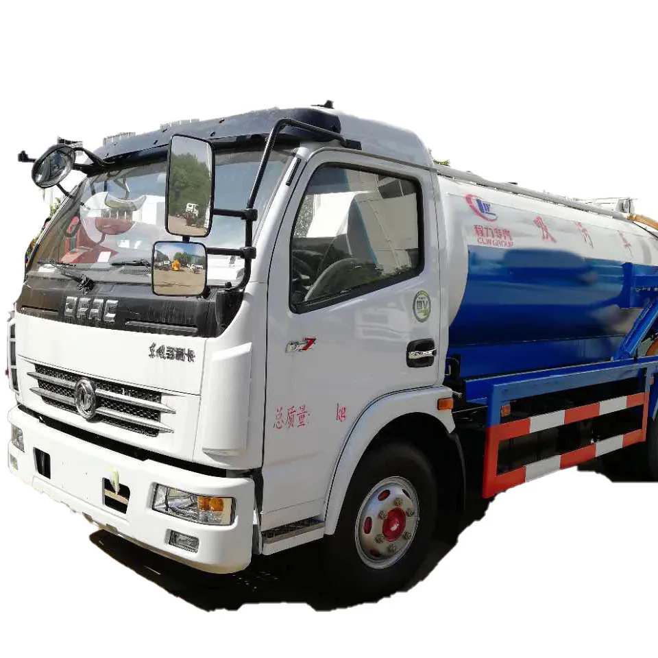 3000L-4000L浄化タンク真空下水吸引トラック、浄化タンクトラック