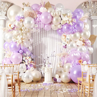 Kit d'arche de guirlande de ballons doublement garnis personnalisés pour mariage, fête prénuptiale, baby shower, anniversaire, fête neutre, décorations de fête