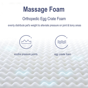 Hoopet Mode Omkeerbaar <span class=keywords><strong>Cool</strong></span> Rotan Waterdichte Ovale Hoge Rug Orthopedische Memory Foam Hond Kat Matras <span class=keywords><strong>Bed</strong></span> - Product Image 4