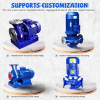 Pompe de surpression d'eau chaude centrifuge horizontale monophasée pour conduite