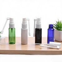 Bouteille pulvérisateur en plastique PET en forme de trompe d'éléphant, colorée, à fine brume, pour liquides, flacon de pulvérisation nasale, vente en gros