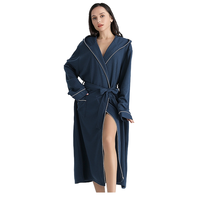 Peignoir en gaufre personnalisé Spa Hôtel Léger 100% coton Style décontracté tendance Peignoir en gaufre pour l'été l'hiver l'automne