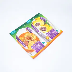frozen custom resealable fruit food zip packaging laminate plastic bags for frozen bags vacuum mango