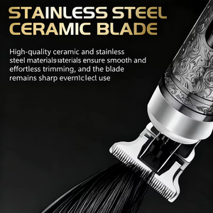 Máquina Cortapelos Eléctrica Profesional Multifuncional para Barbería, Cuchilla de Acero Inoxidable, Afeitadora Eléctrica Portátil para Barba - Product Image 2