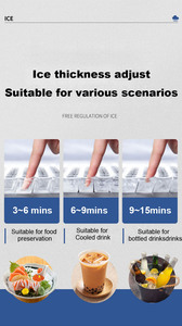 Commercial Use 100kg/24h Granular Nugget Crushed Ice Machine Ice Maker Machine - Product Image 6