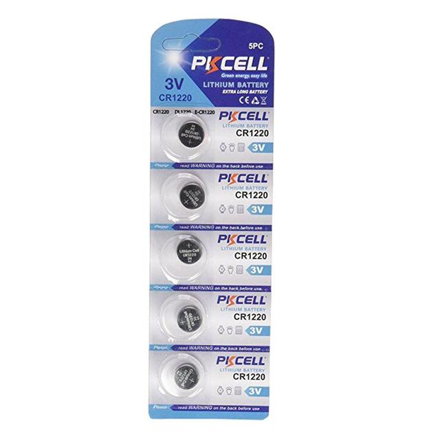 Lithium Button Cell Battery CR1220 40mAh 3V Battery