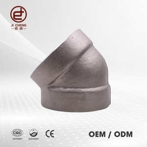 Giả mạo cường độ cao thép carbon sch80 ổ cắm Hàn Phụ Kiện đường ống 45 độ khuỷu tay - Product Image 2