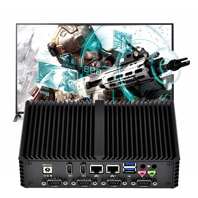 Office School Computing Room Use Fanless Barebone Desktop Partaker I3 4005u Industrial Mini Pc Stations