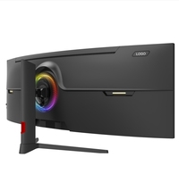 Nouveau moniteur d'ordinateur incurvé pour PC de bureau de jeu à écran super large de 49 pouces 144hz moniteur pour PC de jeu ordinateur de bureau OEM