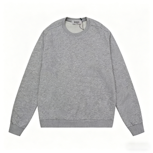 <span class=keywords><strong>Sweat</strong></span>-shirt classique LH à col rond, couleur unie, avec badges, style couple, version oversize, manches longues - Product Image 2