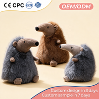 Peluche personnalisée Mignon Euniceau de la Forêt Tropicale en fourrure douce pour la décoration de chambre et la vente en gros