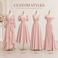 Robe longue sur mesure pour femme en crêpe, avec coutures ajustées, col carré, corsage boutonné, ceinture à la taille, manches longues, coupe trapèze, robe de soirée formelle