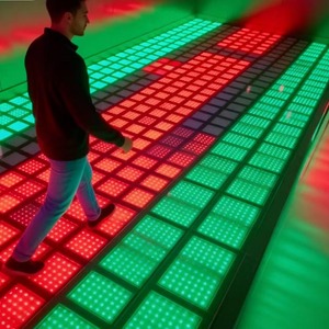 Jeu <span class=keywords><strong>de</strong></span> grille interactif avec lumières sensorielles et dalles <span class=keywords><strong>de</strong></span> sol en acier inoxydable, jeu <span class=keywords><strong>de</strong></span> sol lumineux à détection <span class=keywords><strong>de</strong></span> mouvement par les <span class=keywords><strong>pieds</strong></span> - Product Image 4