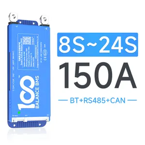 100balance 24V/36V/48V/60V Smart Active Balance Bms 8s To 17s 1A Current 40A 60A 80A 100A 150A Lifepo4 Li-Ion Lto Battery