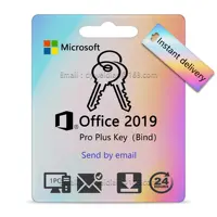 Office 2019 Pro Plus Schlüssel karte Einzelhandel Bind Microsoft-Konto 100% globale Online-Aktivierung E-Mail Sofortige Lieferung digitale Lizenz