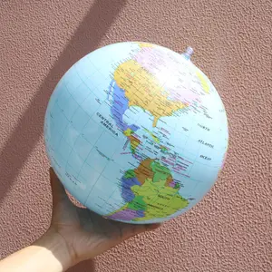 Inflatable thế giới toàn cầu bản đồ trái đất, địa lý bản đồ bãi biển bóng Kid của đồ chơi nước
