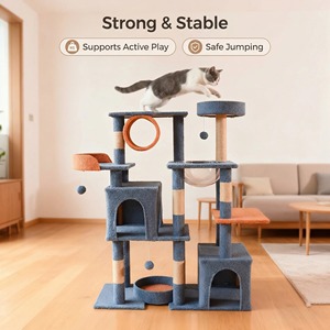 カスタムワンピース多層猫の木特別な巣ジャンププラットフォーム猫登山フレームスクラッチャーの卸売メーカー - Product Image 2